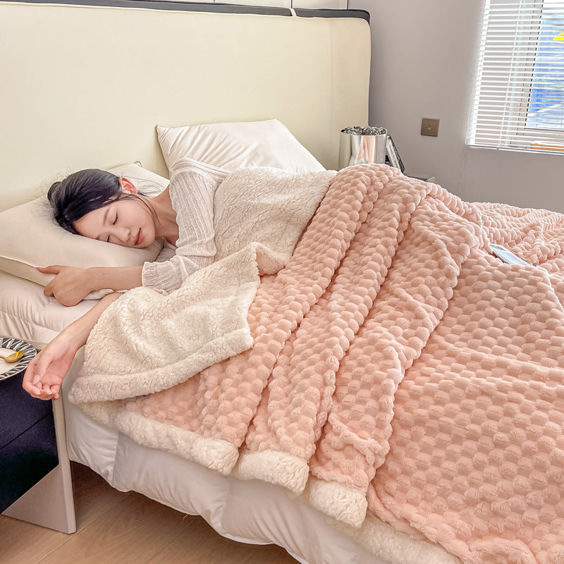 JIcyLoom Jacquard Lambswool Blanket