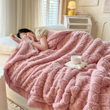 SnoozeHaven Double-Layer Berber Fleece Blanket