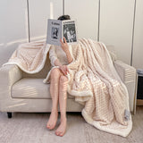 JIcyLoom Jacquard Lambswool Blanket