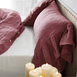 VelvetAura Linen Fishtail Pillowcase