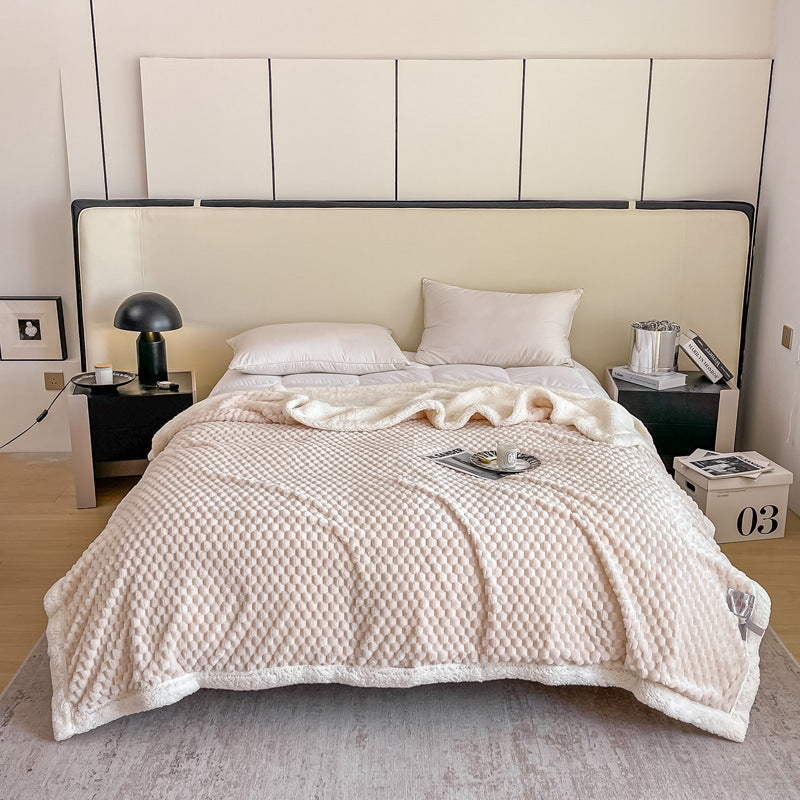 JIcyLoom Jacquard Lambswool Blanket