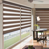 Noctra Semi-Shading Zebra Roll-Up Curtain