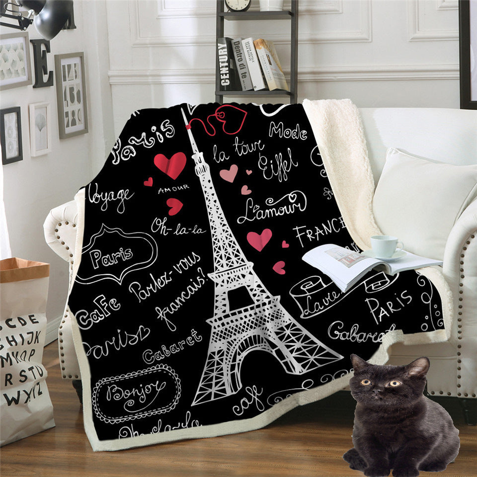 PillowVerve Printed Cotton Fleece Blanket