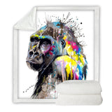 PillowVerve Printed Cotton Fleece Blanket