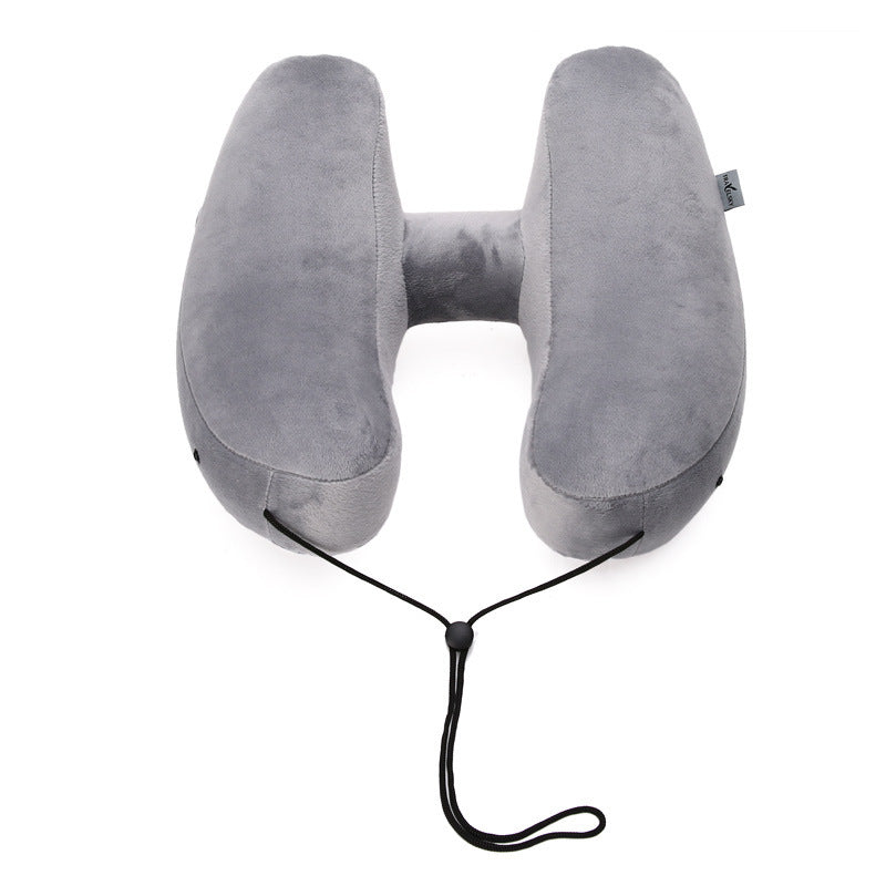 CloudHush Inflatable H-Shaped Travel Neck Pillow