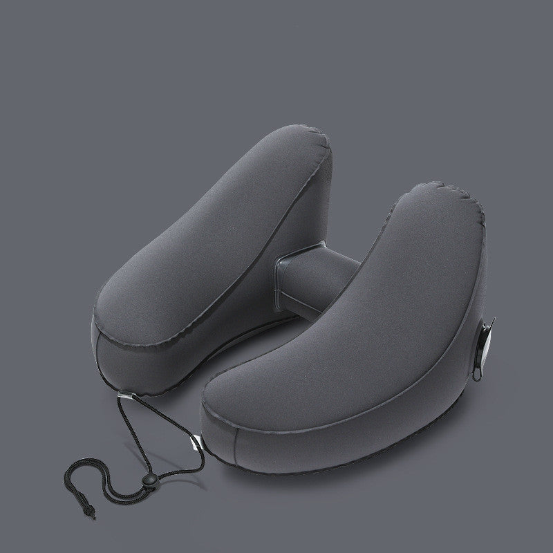 CloudHush Inflatable H-Shaped Travel Neck Pillow
