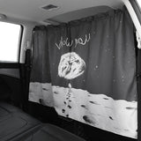 Umbranan In Car Privacy Blackout Curtain Vehicle for Light Block & Protect Privacy