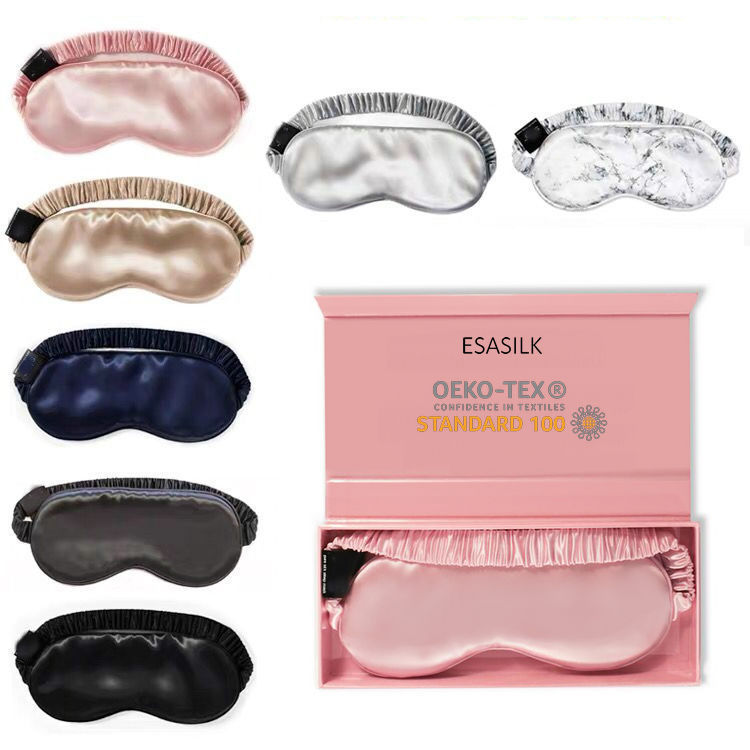 Esasilk 22M Silk S Style Glossy Eye Mask Mulberry Silk Sleep Mask for Comfort & Relaxation