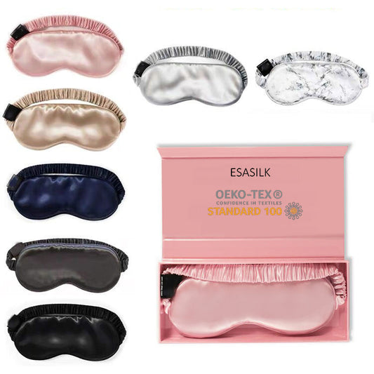 Esasilk 22M Silk S Style Glossy Eye Mask Mulberry Silk Sleep Mask for Comfort & Relaxation