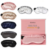 Esasilk 22M Silk S Style Glossy Eye Mask Mulberry Silk Sleep Mask for Comfort & Relaxation