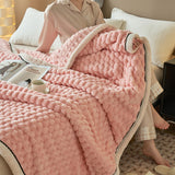 TripTuck Coral Flannel Blanket