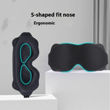 Vectraix 6D Over Stereo Memory Foam Eye Mask for Sleep & Full Shading Comfort