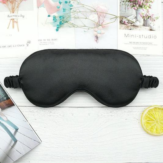 Halozx Blackout Silk Eye Mask Breathable Sleep Mask with Elastic Straps for Comfort & Better Sleep