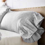 VelvetAura Linen Fishtail Pillowcase