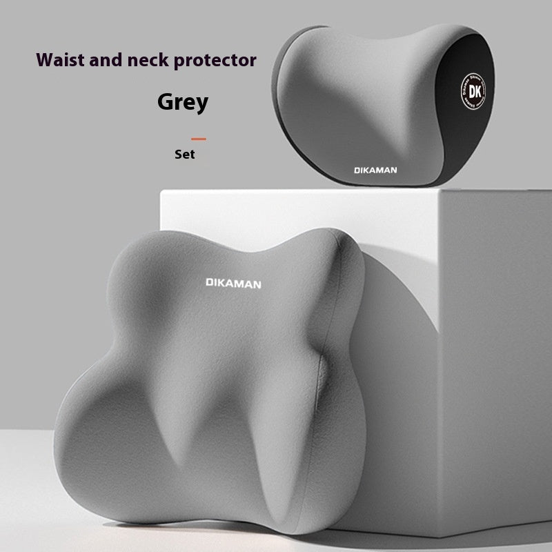 HeavenlyNest Car Headrest & Lumbar Pillow