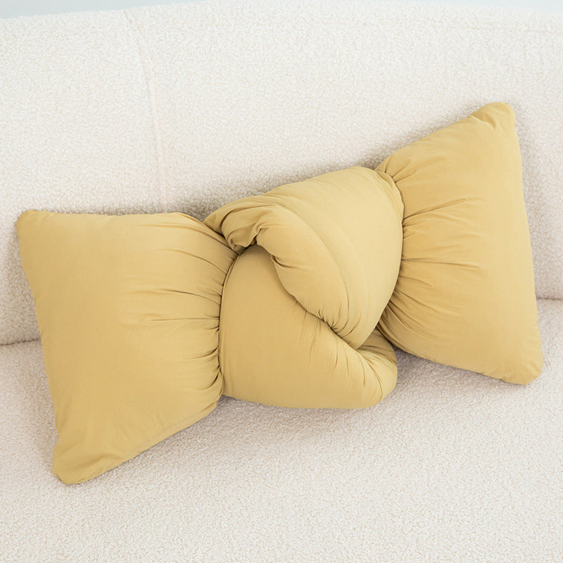 VelvetCloud Knotted Pillow