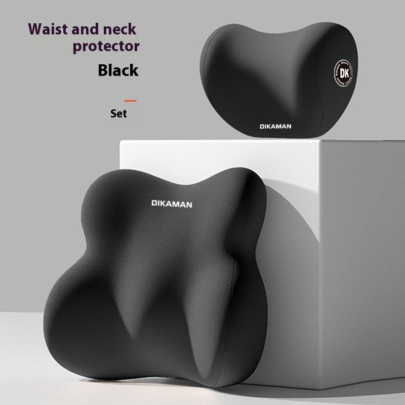 HeavenlyNest Car Headrest & Lumbar Pillow