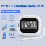 Rhytmozx Vibration Alarm Clock White Noise FM Radio Dual Alarm for Bedroom & Office