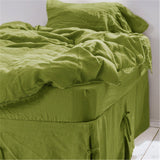 VelvetAura Linen Fishtail Pillowcase