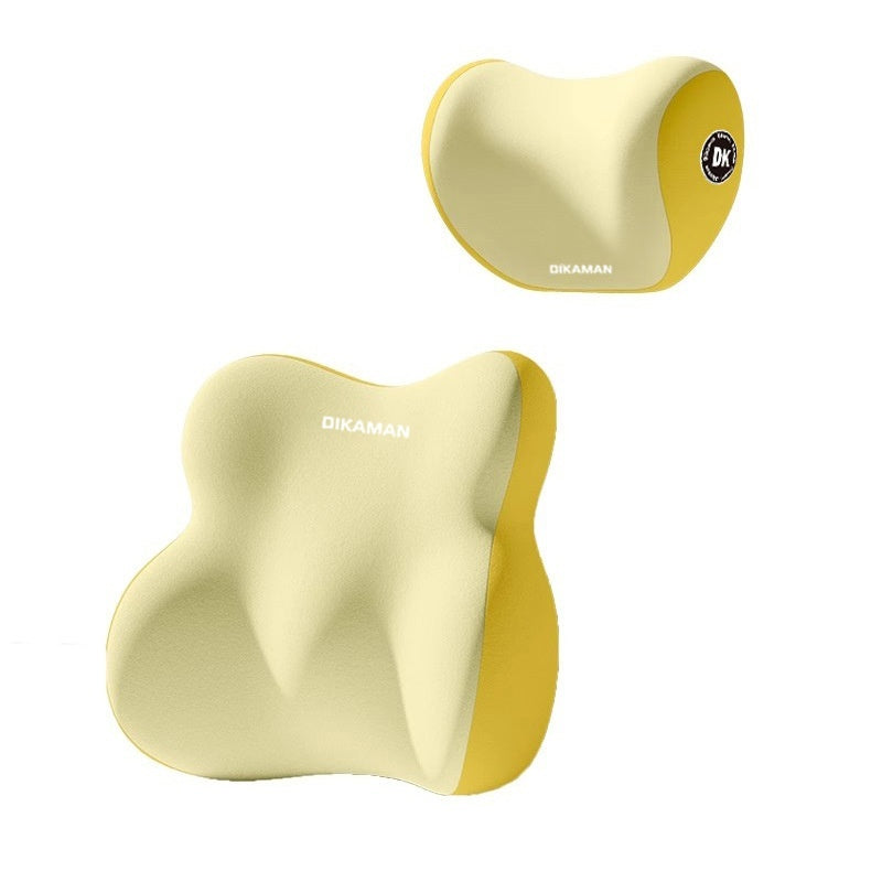 HeavenlyNest Car Headrest & Lumbar Pillow