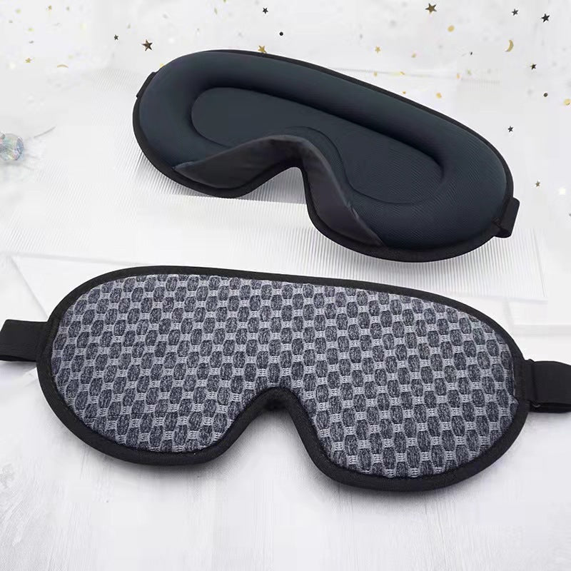 Ursusx Groove Full Shading Memory Foam Sleep Mask with Nose Wing Breathable Goggles for Deep & Restful Sleep