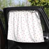 Darkelle Cherry Cotton Car Shade Curtain