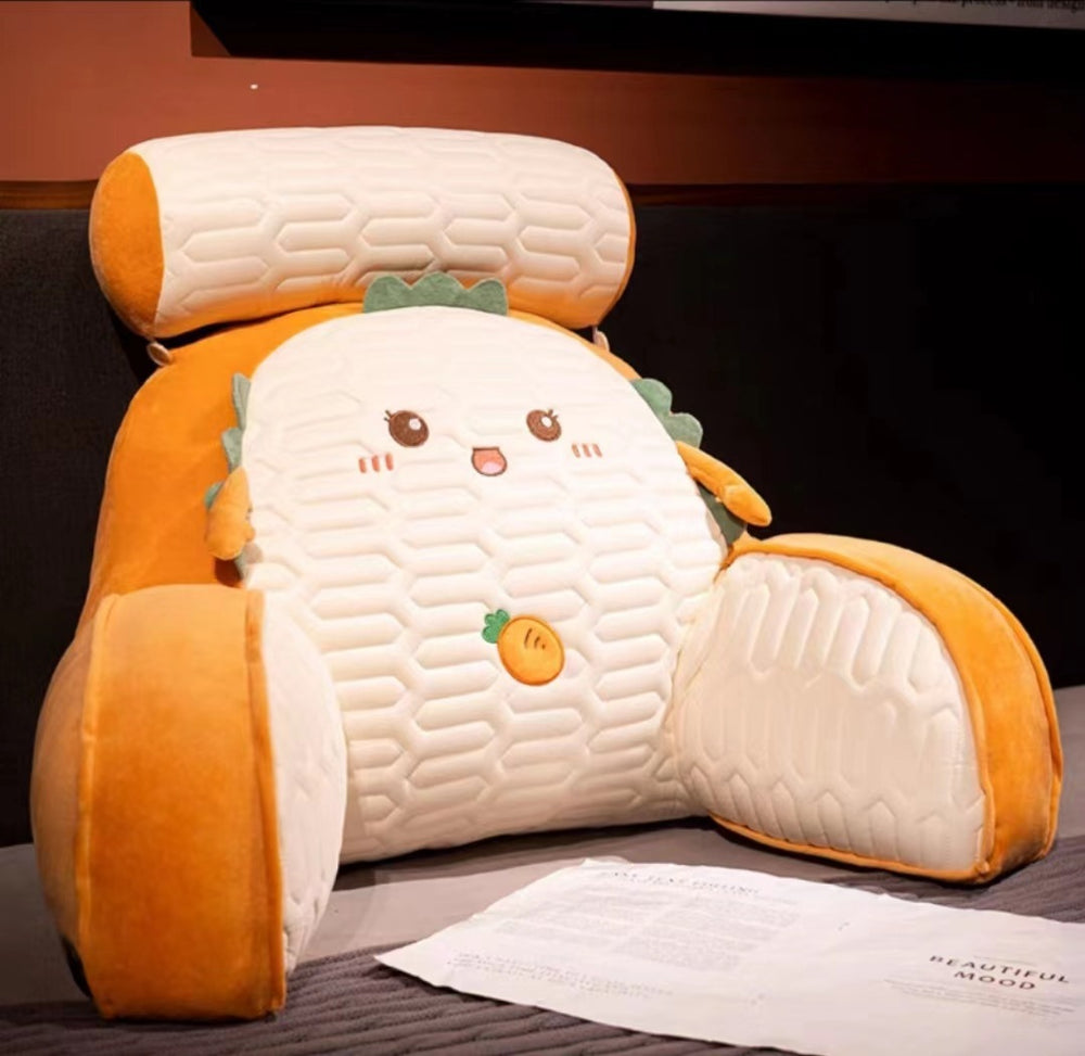 DriftNest Summer Latex Ice Silk Lumbar Pillow