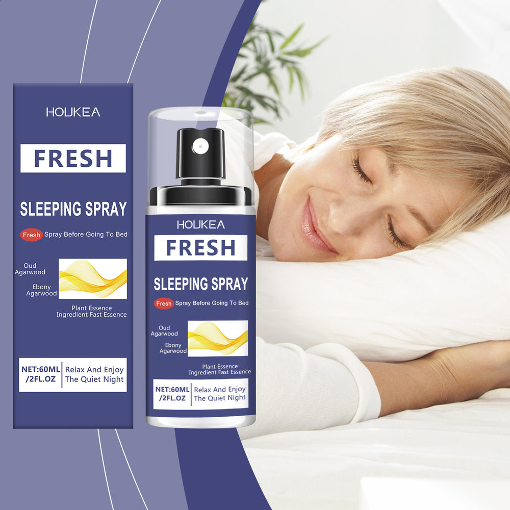 Houkea Herbal Sleep Spray Relaxing Lavender & Sandalwood Mist for Bedroom & Travel