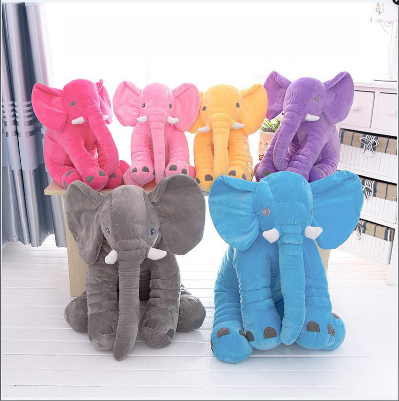 Silken Bliss Elephant Plush Toy Pillow