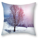 LuxeSlumber Snow Landscape Pillowcase