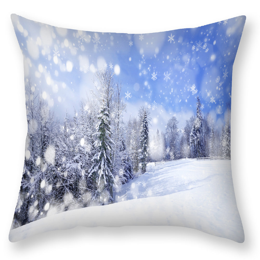 LuxeSlumber Snow Landscape Pillowcase