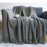 HomeHaven Woven Shawl Blanket