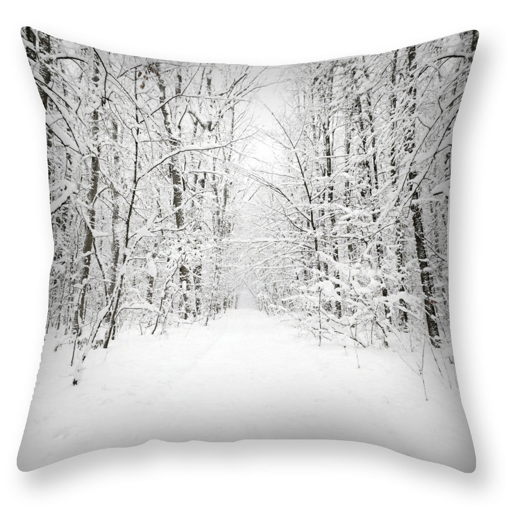 LuxeSlumber Snow Landscape Pillowcase