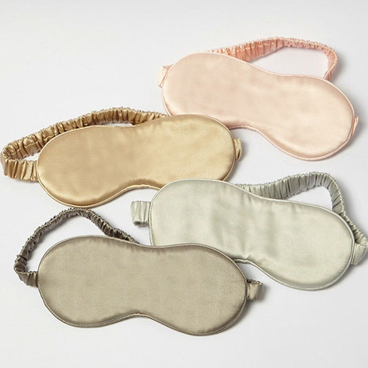 Opulent Eye Mask Thick Glossy Silk Eye Protection & Shading Sleep Mask for Travel & Relaxation
