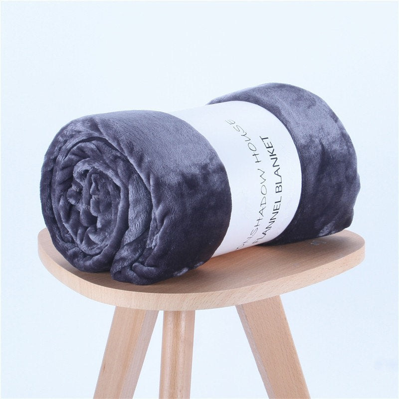 ZephyrRest Flannel Coral Fleece Blanket