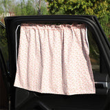 Darkelle Cherry Cotton Car Shade Curtain