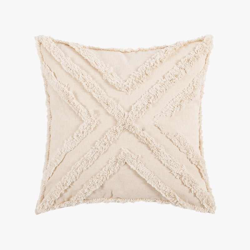 DreamSilk Tassel Tufted Pillow Cover