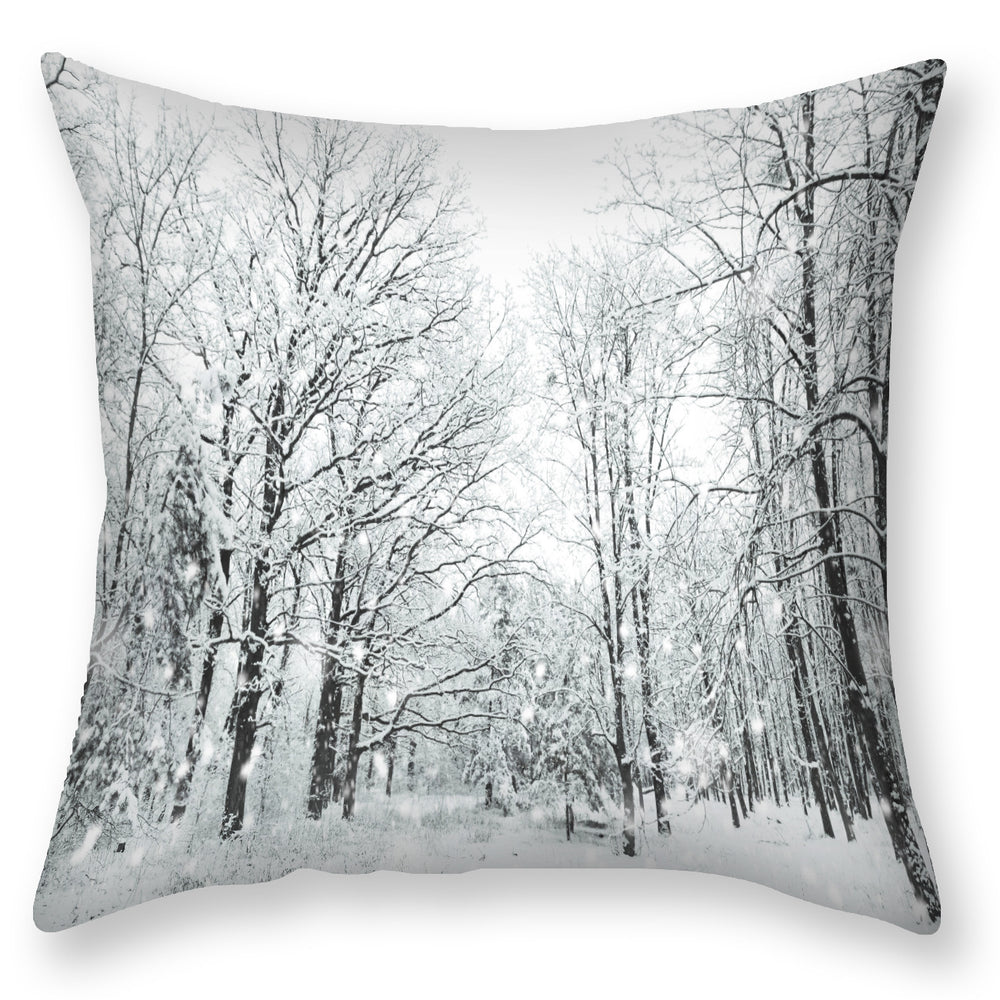 LuxeSlumber Snow Landscape Pillowcase