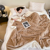 JIcyLoom Jacquard Lambswool Blanket