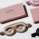 Cocoonzx Mulberry Silk Eye Mask Skin-Friendly Stereo Sleep Mask for Blackout & Comfort
