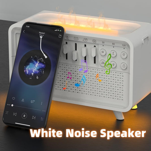 Symphonyl 3-in-1 Bluetooth Speaker White Noise Night Light & Humidifier for Sleep & Relaxing