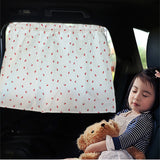 Darkelle Cherry Cotton Car Shade Curtain