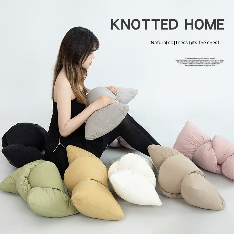 VelvetCloud Knotted Pillow