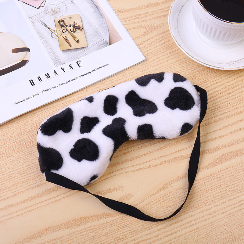 Patches Cow Spot Eye Mask Fashion Creative for Sleep & Relaxation