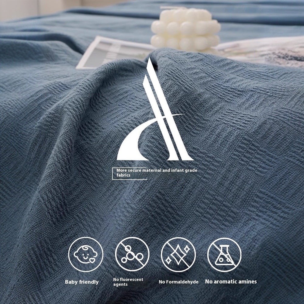 FluffHaven Cotton Gauze Blanket