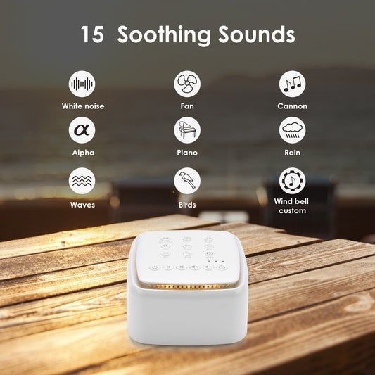 Chronos White Noise Machine – Type-C Rechargeable Sleep Aid for Relaxation & Soothing