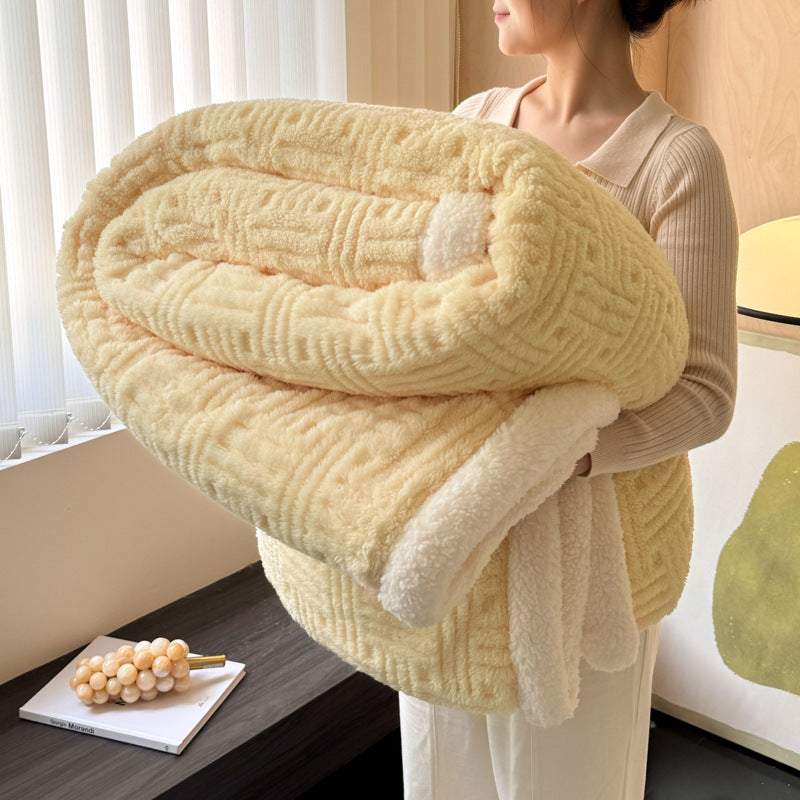 PlushPort Jacquard Lambswool Blanket