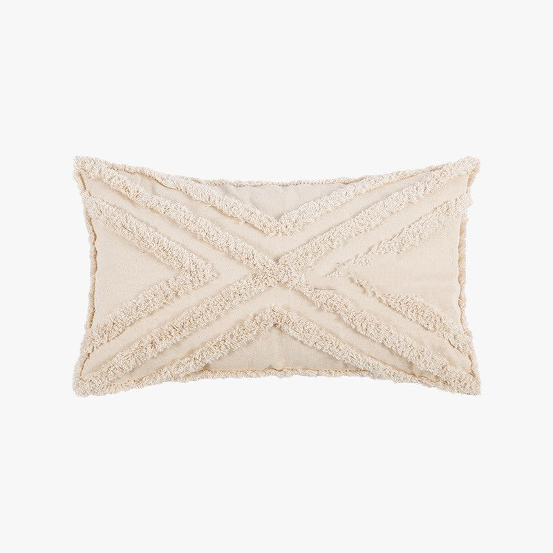 DreamSilk Tassel Tufted Pillow Cover