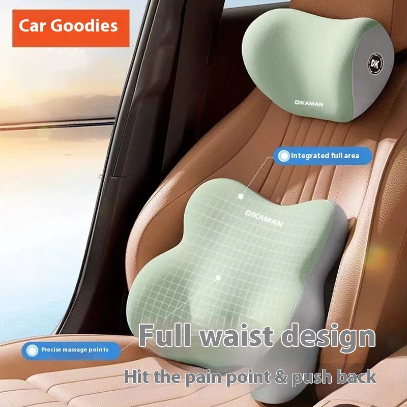 HeavenlyNest Car Headrest & Lumbar Pillow
