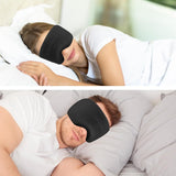 Obscurax Modal Cotton Blackout Sleep Eye Mask & Neck Pillow Travel Set for Comfort & Sleep